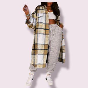 Fashion Plaid Jacket top